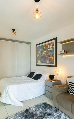 Apartamento à venda com 37m², 1 quarto e 1 vaga Apartamento à venda com 37m², 1 quarto e 1 vagaSala e Quarto