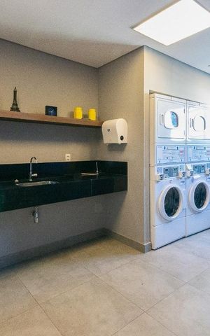 Apartamento à venda com 37m², 1 quarto e 1 vaga Apartamento à venda com 37m², 1 quarto e 1 vagaLavanderia