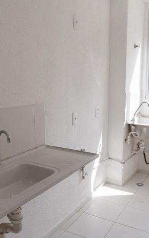 Apartamento à venda com 44m², 2 quartos e sem vaga Apartamento à venda com 44m², 2 quartos e sem vagaCozinha e área de serviço