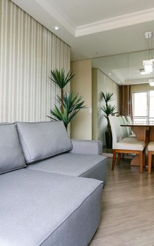Apartamento à venda com 56m², 2 quartos e 1 vaga Apartamento à venda com 56m², 2 quartos e 1 vagaSala