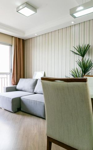Apartamento à venda com 56m², 2 quartos e 1 vaga Apartamento à venda com 56m², 2 quartos e 1 vagaSala