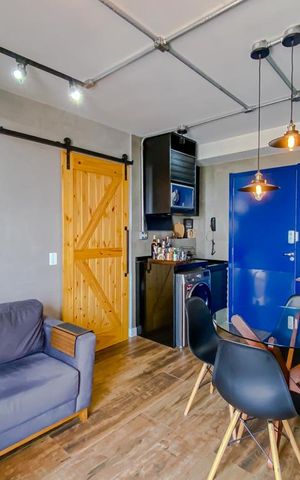 Studio à venda com 37m², 1 quarto e sem vagaSala, Cozinha e Lavanderia