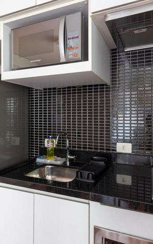 Apartamento à venda com 41m², 1 quarto e 2 vagas Apartamento à venda com 41m², 1 quarto e 2 vagasCozinha