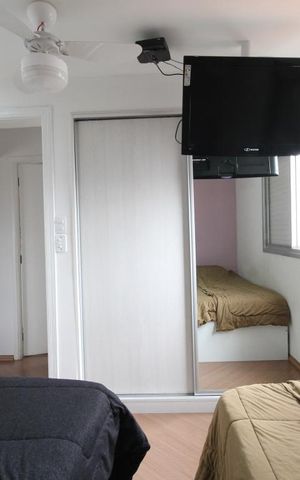 Apartamento à venda com 65m², 3 quartos e 1 vagaQuarto 2