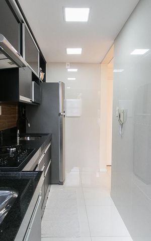Apartamento à venda com 53m², 2 quartos e 1 vagaCozinha e Área de Serviço