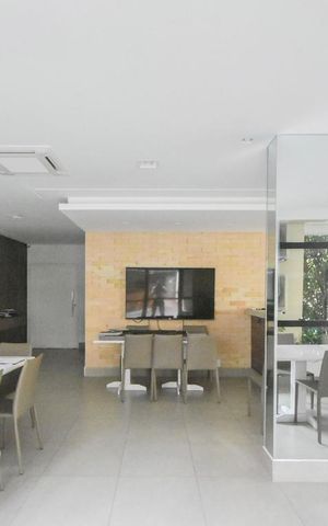 Apartamento para alugar com 44m², 1 quarto e 1 vagaSalão de Festa