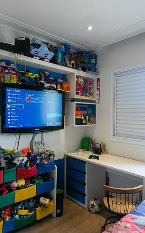 Apartamento à venda com 86m², 3 quartos e 2 vagasQuarto 2