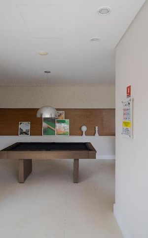 Apartamento para alugar com 58m², 1 quarto e 1 vaga Apartamento para alugar com 58m², 1 quarto e 1 vagaÁrea comum - Salão de Jogos