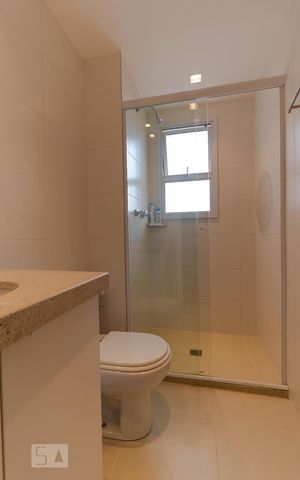 Apartamento para alugar com 58m², 1 quarto e 1 vaga Apartamento para alugar com 58m², 1 quarto e 1 vagaBanheiro da Suíte
