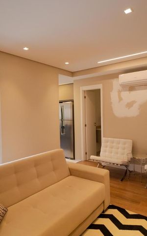 Apartamento para alugar com 58m², 1 quarto e 1 vaga Apartamento para alugar com 58m², 1 quarto e 1 vagaSalas