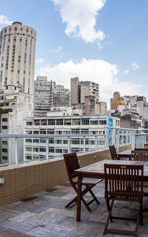 Studio à venda com 20m², 1 quarto e sem vagaChurrasqueira