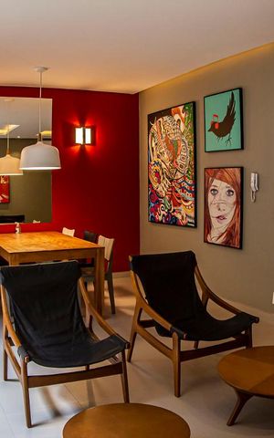 Studio à venda com 20m², 1 quarto e sem vagaSalão de festas