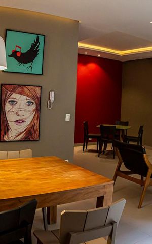 Studio à venda com 20m², 1 quarto e sem vagaSalão de festas