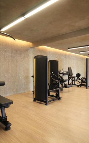 Studio para alugar com 26m², 1 quarto e sem vaga Studio para alugar com 26m², 1 quarto e sem vagaÁrea comum - Academia