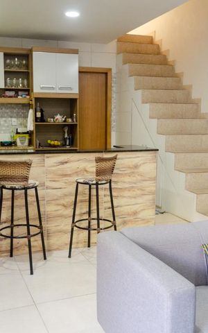Casa à venda com 46m², 2 quartos e sem vaga Casa à venda com 46m², 2 quartos e sem vagaSala/Cozinha