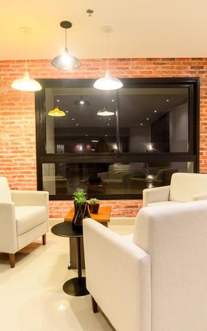 Apartamento para alugar com 46m², 1 quarto e 1 vaga Apartamento para alugar com 46m², 1 quarto e 1 vagaÁrea comum - Salão de festas