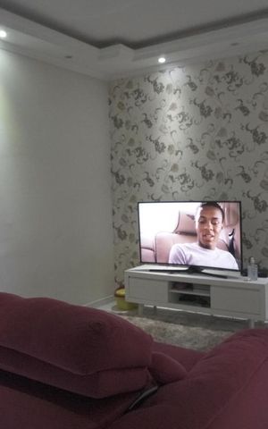 Casa de condomínio à venda com 92m², 2 quartos e 1 vagaDetalhe Sala