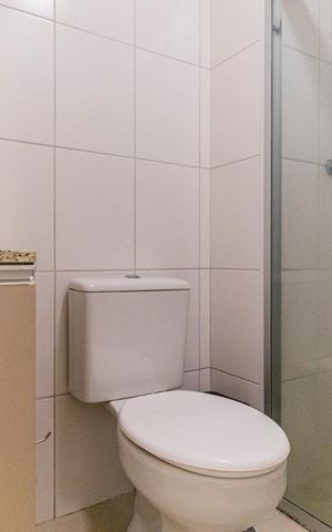 Studio à venda com 20m², 1 quarto e sem vaga Studio à venda com 20m², 1 quarto e sem vagaBanheiro