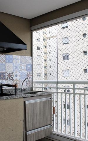 Apartamento à venda com 96m², 3 quartos e 2 vagasVaranda gourmet
