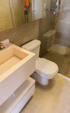Apartamento para alugar com 70m², 2 quartos e 2 vagas Apartamento para alugar com 70m², 2 quartos e 2 vagasBanheiro 2