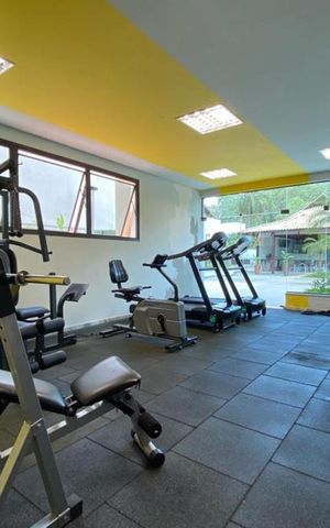 Studio à venda com 63m², 1 quarto e 2 vagas Studio à venda com 63m², 1 quarto e 2 vagasÁrea comum - Academia