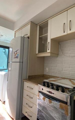 Studio à venda com 63m², 1 quarto e 2 vagas Studio à venda com 63m², 1 quarto e 2 vagasCozinha