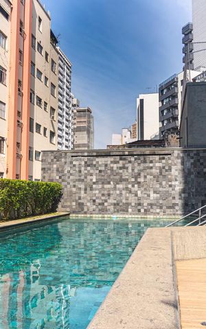 Studio à venda com 35m², 1 quarto e sem vaga Studio à venda com 35m², 1 quarto e sem vagaPiscina
