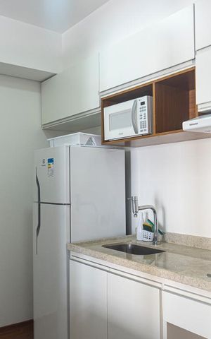 Studio à venda com 35m², 1 quarto e sem vaga Studio à venda com 35m², 1 quarto e sem vagaCozinha