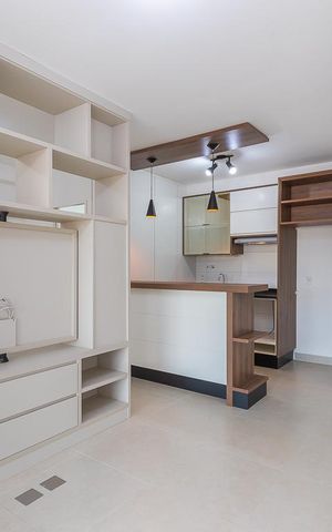 Studio para alugar com 45m², 1 quarto e 1 vaga Studio para alugar com 45m², 1 quarto e 1 vagaSala