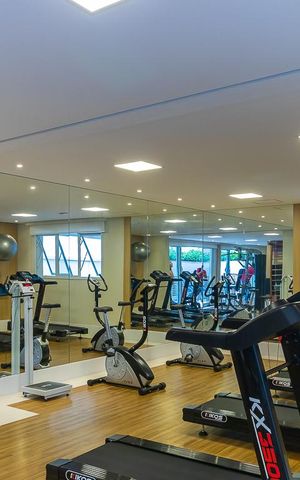Studio para alugar com 45m², 1 quarto e 1 vaga Studio para alugar com 45m², 1 quarto e 1 vagaÁrea comum - Academia