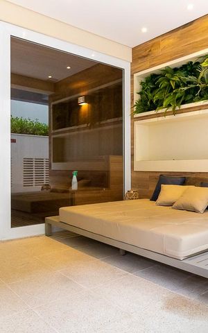 Studio para alugar com 45m², 1 quarto e 1 vaga Studio para alugar com 45m², 1 quarto e 1 vagaÁrea comum - Sauna