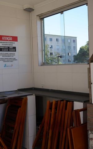 Apartamento à venda com 40m², 2 quartos e 1 vagaChurrasqueira