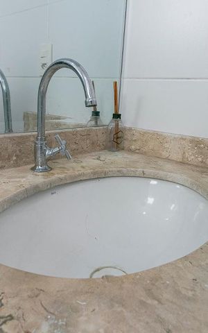 Apartamento à venda com 67m², 3 quartos e 1 vagaBanheiro da Suíte - Pia