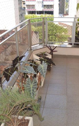 Apartamento à venda com 192m², 4 quartos e 2 vagasVaranda do Quarto 2 e Suíte 2