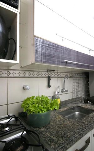 Apartamento para alugar com 45m², 1 quarto e 1 vagaCozinha 