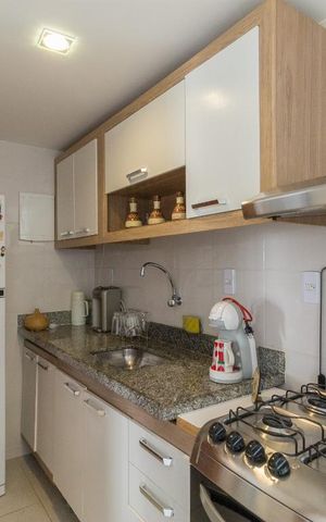 Apartamento à venda com 55m², 2 quartos e sem vagaCozinha