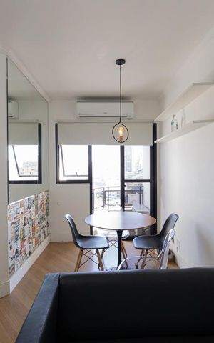Apartamento para alugar com 52m², 1 quarto e 2 vagas Apartamento para alugar com 52m², 1 quarto e 2 vagasSala