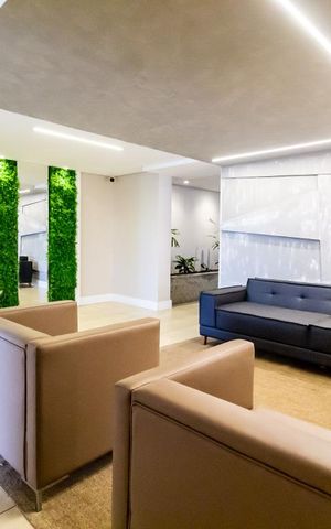 Apartamento à venda com 64m², 2 quartos e 1 vagaRecepção do prédio