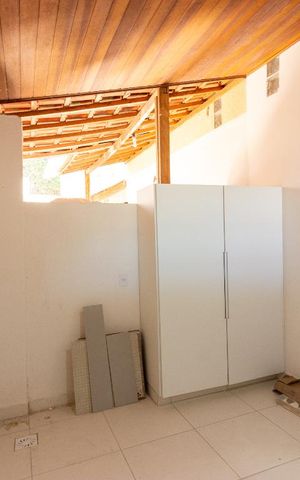 Casa de condomínio para alugar com 70m², 2 quartos e 2 vagas Casa de condomínio para alugar com 70m², 2 quartos e 2 vagasVaranda gourmet / Serviço