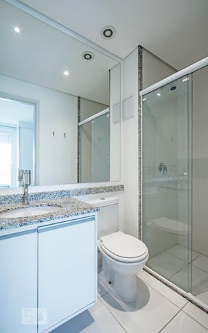 Apartamento para alugar com 44m², 1 quarto e 1 vagaBanheiro da Suite