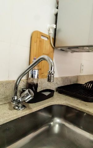 Apartamento para alugar com 46m², 1 quarto e 1 vagaCozinha - Torneira