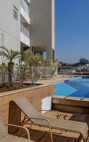 Apartamento para alugar com 32m², 1 quarto e 1 vaga Apartamento para alugar com 32m², 1 quarto e 1 vagaPiscina