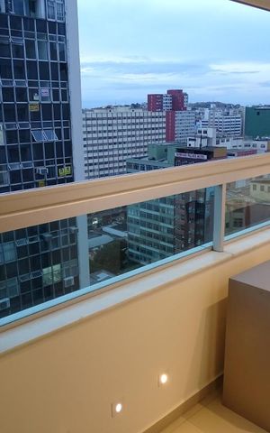 Apartamento para alugar com 43m², 1 quarto e 1 vagaVaranda