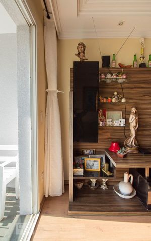Apartamento à venda com 74m², 3 quartos e 1 vagaDetalhe da sala