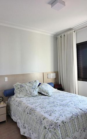 Apartamento para alugar com 75m², 2 quartos e 2 vagasQuarto 2 - Suíte