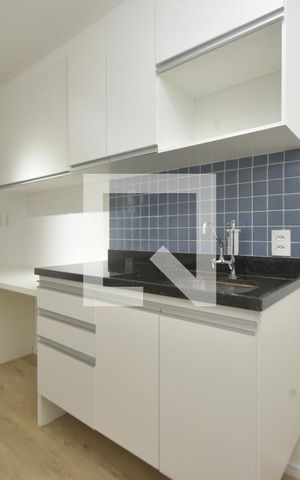 Studio à venda com 26m², 1 quarto e sem vagaCozinha