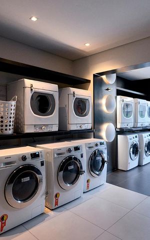 Studio à venda com 36m², 1 quarto e 1 vagaLavanderia