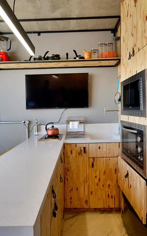 Studio à venda com 36m², 1 quarto e 1 vagaStudio - Cozinha