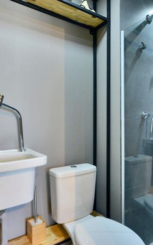 Studio à venda com 36m², 1 quarto e 1 vagaBanheiro