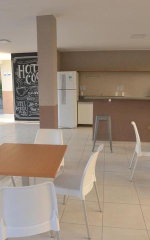 Apartamento para alugar com 43m², 2 quartos e 1 vagaSalão de festas